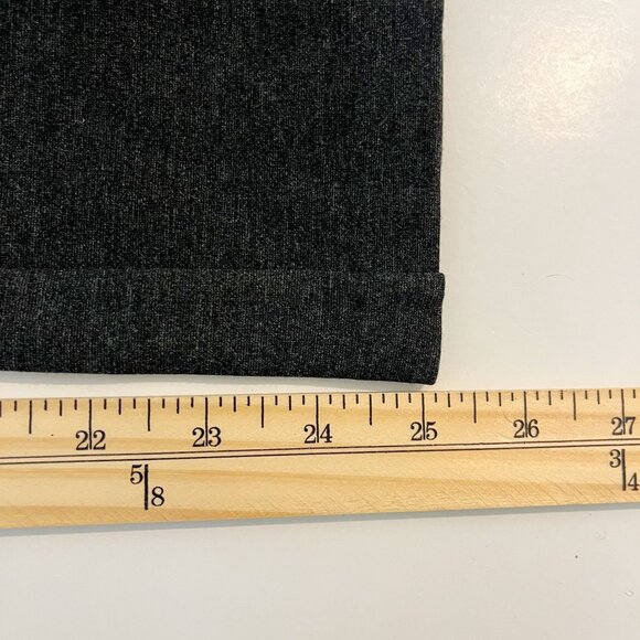 NEW Sejour Dark Gray Ponte Knit Pull On Pants Nordstrom Slit Hem - Size 2X - Picture 8 of 8